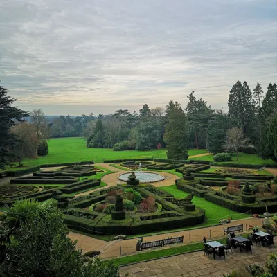 Peacock Garden - wide angle
