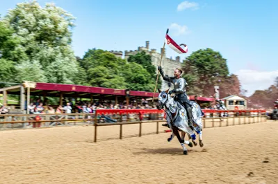 White knight and flag ending
