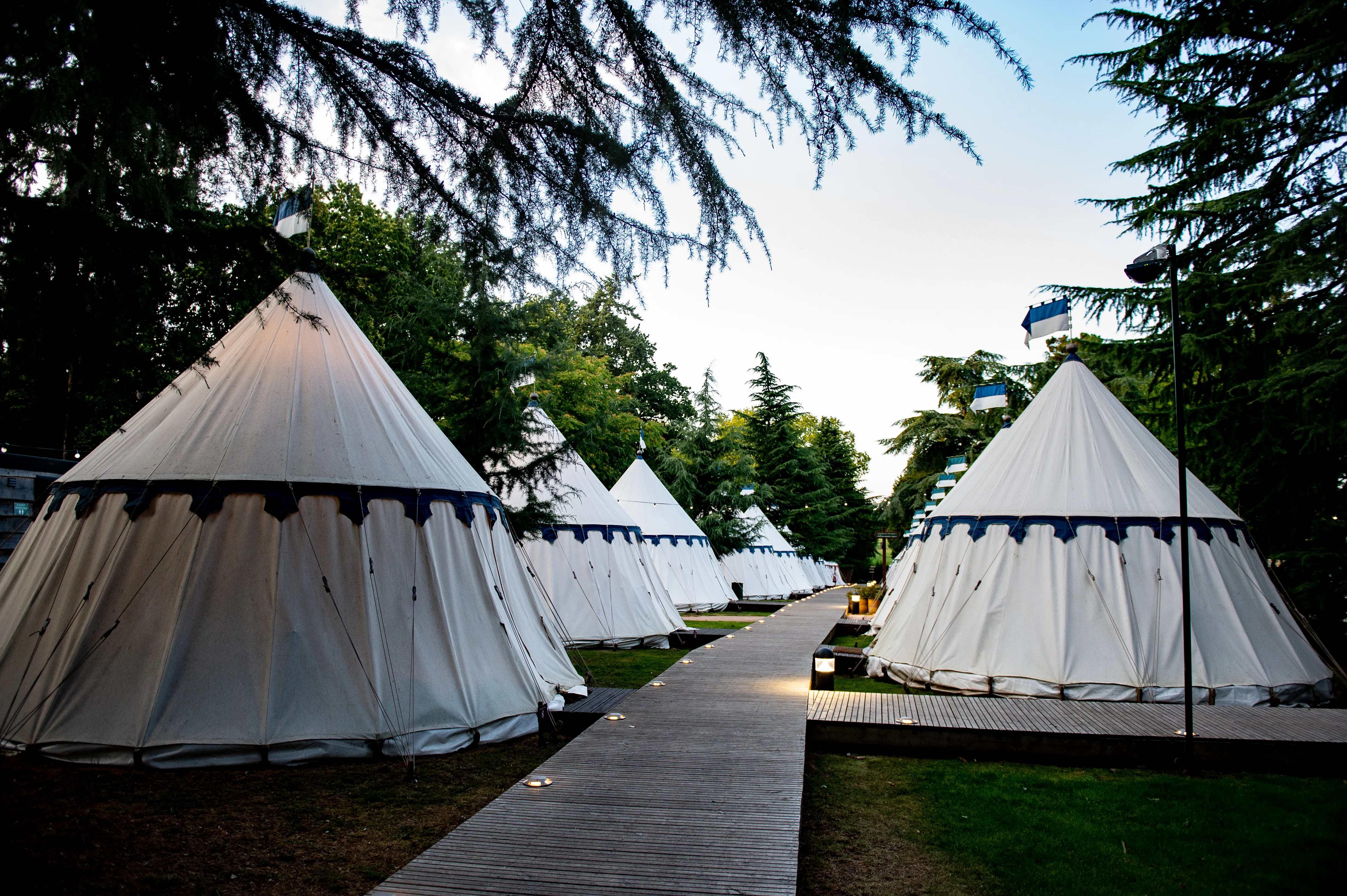 Tent exterior